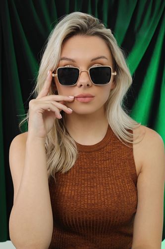 Unisex Prego Sunglasses Güneş Gözlüğü Gold