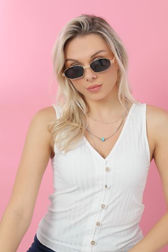 Unisex Raro Sunglasses Güneş Gözlüğü Gold