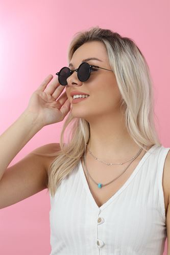 Unisex Maso Sunglasses Güneş Gözlüğü Siyah