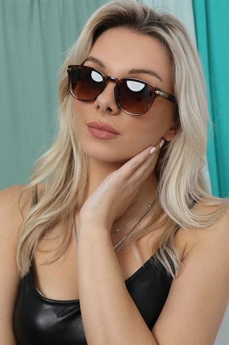 Unisex Gemma Sunglasses Güneş Gözlüğü Kahverengi