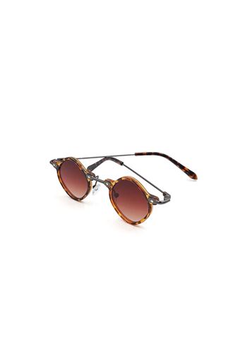 Unisex Pipa Sunglasses Güneş Gözlüğü Kahverengi