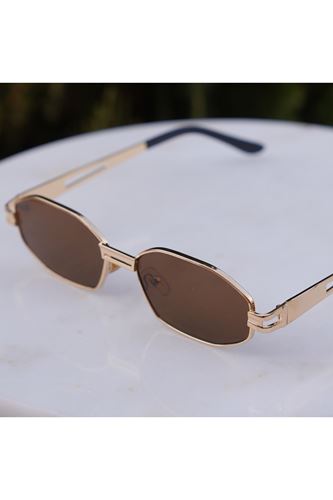 Unisex Raro Sunglasses Güneş Gözlüğü Kahverengi