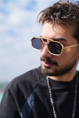 Unisex Cuore Sunglasses Güneş Gözlüğü Gold